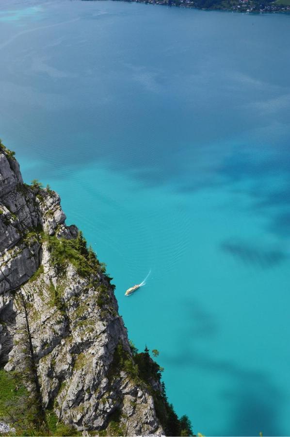 Fewo Atterseeperle - 80M2 Mit See- Und Gebirgsblick Steinbach am Attersee Dış mekan fotoğraf