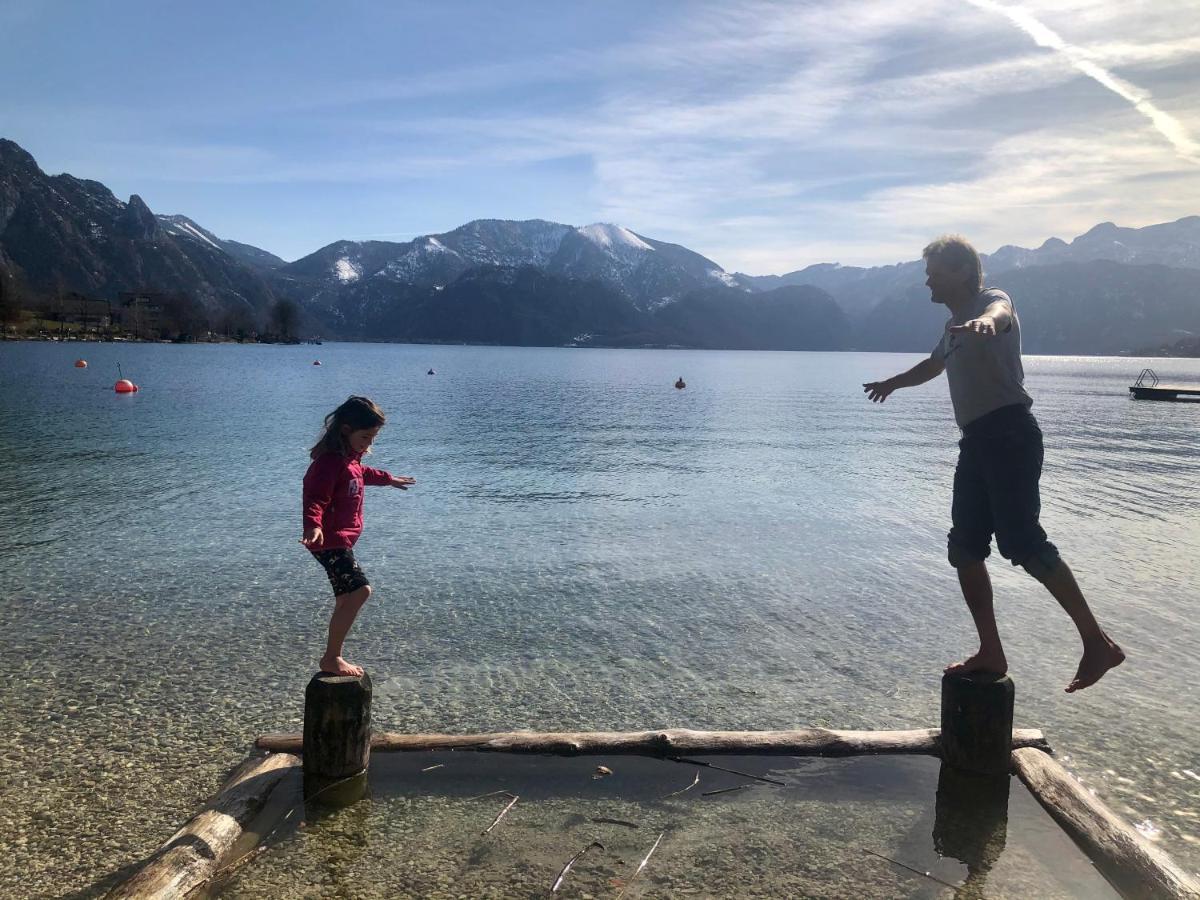 Fewo Atterseeperle - 80M2 Mit See- Und Gebirgsblick Steinbach am Attersee Dış mekan fotoğraf