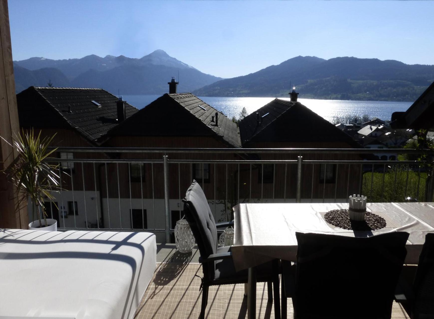 Fewo Atterseeperle - 80M2 Mit See- Und Gebirgsblick Steinbach am Attersee Dış mekan fotoğraf